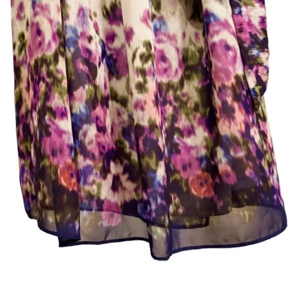 Jessica Simpson Long Sleeve Floral Dress - Picture 3 of 7